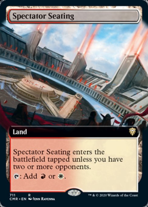 Spectator Seating (Extended Art) (Commander Legends) Near Mint Foil