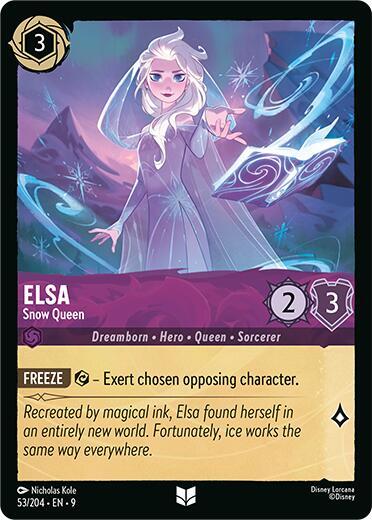 Elsa - Snow Queen (Fabled) Near Mint