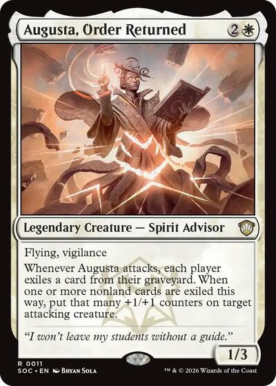 Augusta, Order Returned (Commander: Secrets of Strixhaven) Near Mint