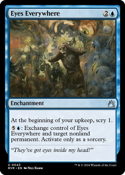 Eyes Everywhere (Ravnica Remastered) Near Mint Foil