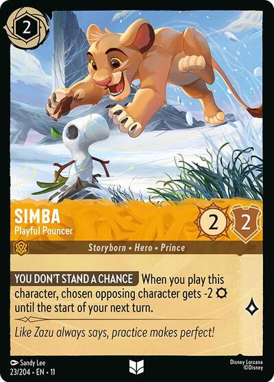 Simba - Playful Pouncer (Winterspell) Near Mint