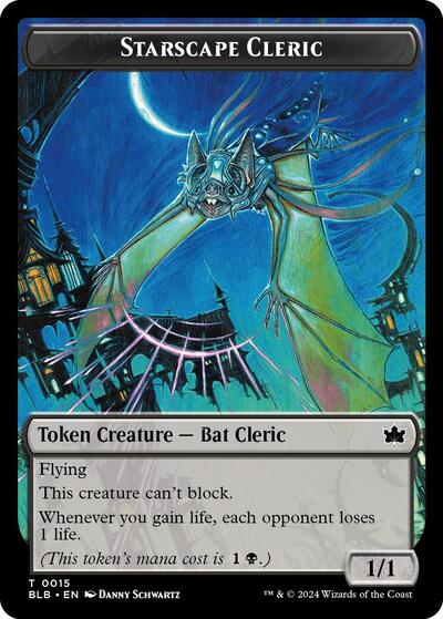 Starscape Cleric Token (Bloomburrow) Near Mint