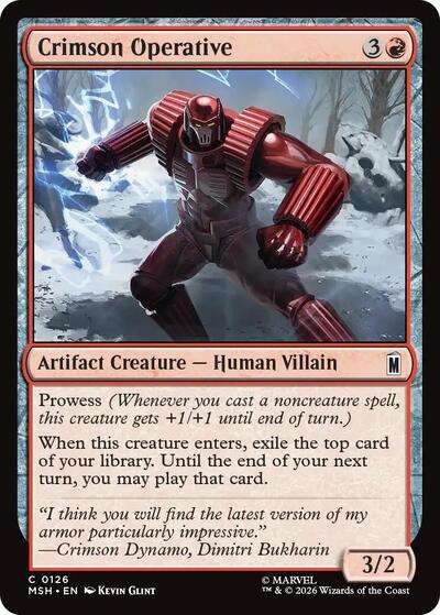 Crimson Operative (Marvel Super Heroes) Near Mint