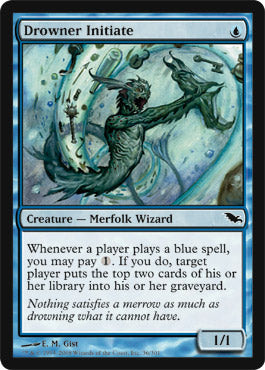Drowner Initiate (Shadowmoor) Near Mint