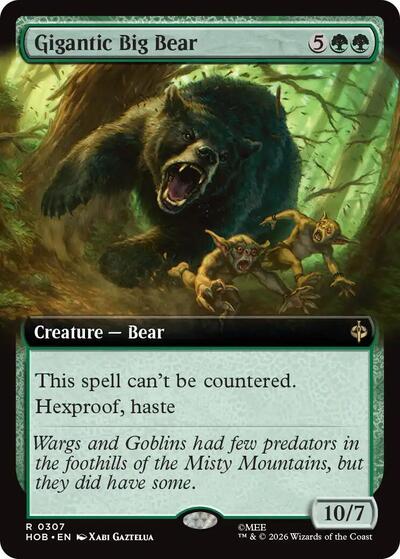 Gigantic Big Bear (Extended Art) (The Hobbit) Near Mint Foil