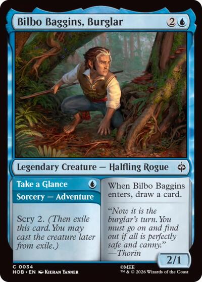 Bilbo Baggins, Burglar (The Hobbit) Near Mint Foil