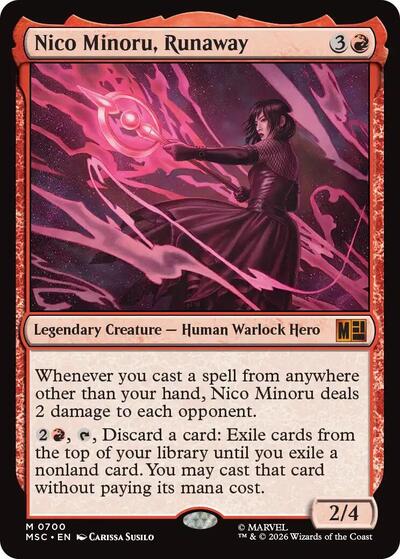 Nico Minoru, Runaway (Commander: Marvel Super Heroes) Near Mint Foil