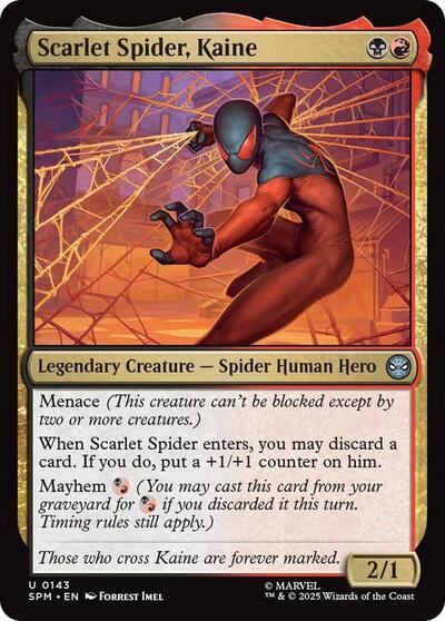 Scarlet Spider, Kaine (Marvel's Spider-Man) Near Mint Foil