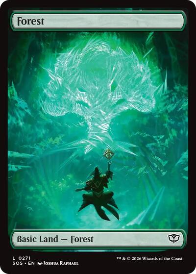 Forest (0271) (Secrets of Strixhaven) Near Mint Foil