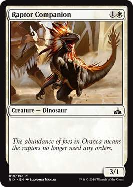 Raptor Companion (Rivals of Ixalan) Near Mint Foil
