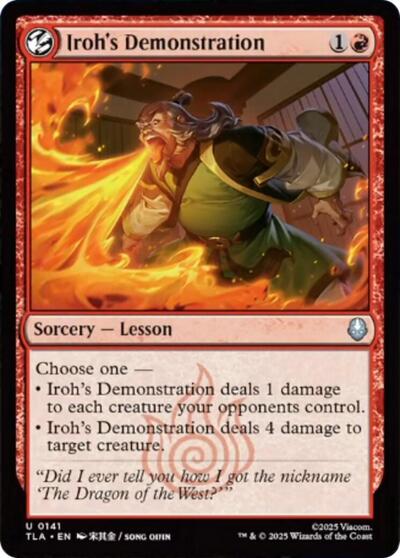 Iroh's Demonstration (Avatar: The Last Airbender) Near Mint