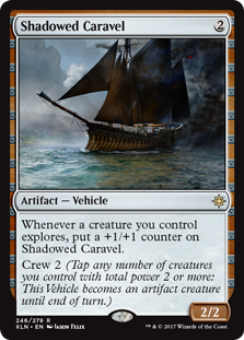 Shadowed Caravel (Ixalan) Near Mint