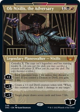 Ob Nixilis, the Adversary (Showcase) (Streets of New Capenna) Near Mint Foil