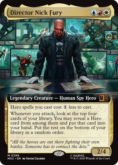 Director Nick Fury (Extended Art) (Commander: Marvel Super Heroes) Near Mint