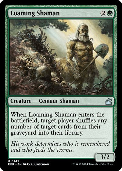 Loaming Shaman (Ravnica Remastered) Near Mint Foil