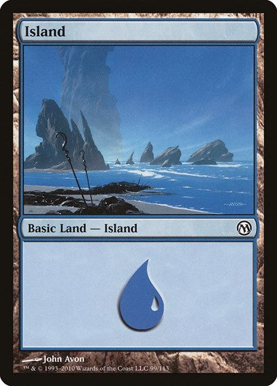 Island (99) (Duels of the Planeswalkers) Near Mint