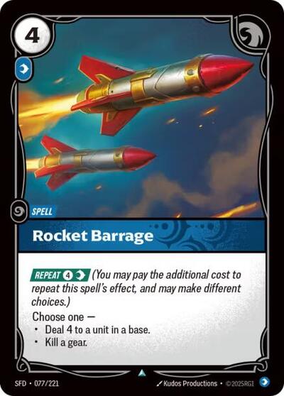 Rocket Barrage (Spiritforged) Near Mint