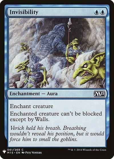 Invisibility (Mystery Booster) Near Mint