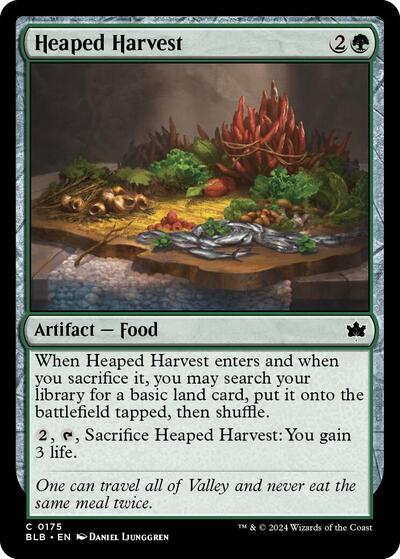 Heaped Harvest (Bloomburrow) Near Mint Foil