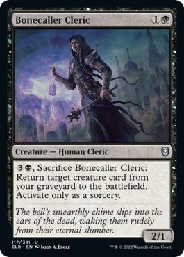 Bonecaller Cleric (Commander Legends: Battle for Baldur's Gate) Near Mint