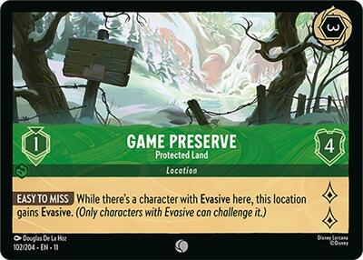 Game Preserve - Protected Land (Winterspell) Near Mint Cold Foil