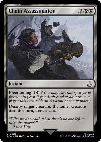 Chain Assassination (Universes Beyond: Assassin's Creed) Near Mint Foil