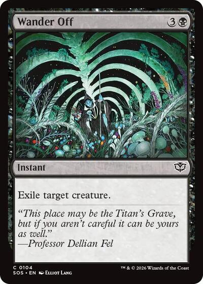 Wander Off (Secrets of Strixhaven) Near Mint Foil