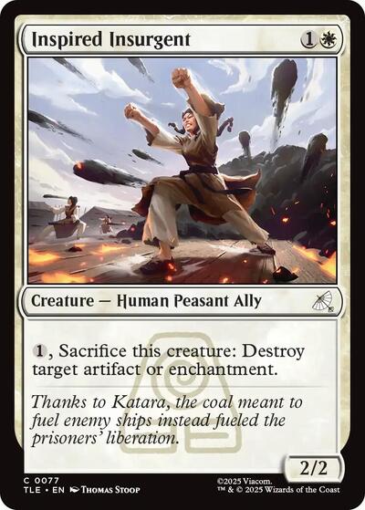 Inspired Insurgent (Avatar: The Last Airbender: Eternal-Legal) Near Mint Foil