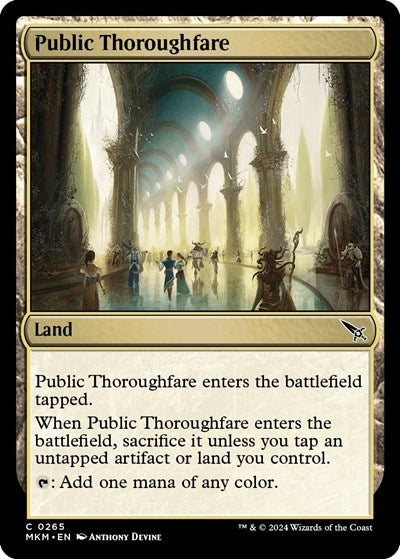 Public Thoroughfare (Murders at Karlov Manor) Near Mint Foil