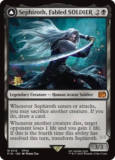Sephiroth, Fabled SOLDIER (Promos: Prerelease Cards) Near Mint Foil