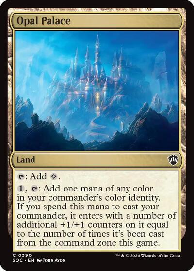 Opal Palace (Commander: Secrets of Strixhaven) Near Mint