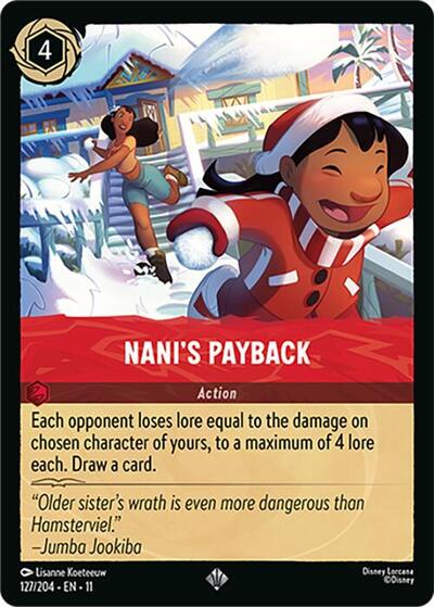Nani's Payback (Winterspell) Near Mint