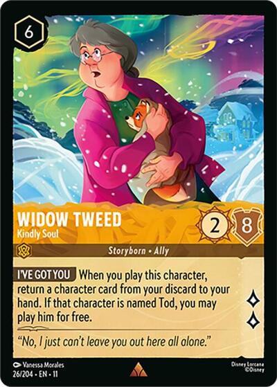 Widow Tweed - Kindly Soul (Winterspell) Near Mint Cold Foil