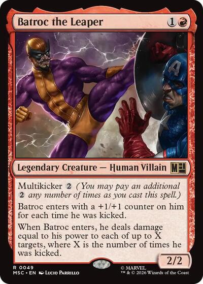 Batroc the Leaper (Commander: Marvel Super Heroes) Near Mint