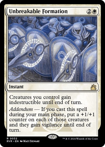 Unbreakable Formation (Ravnica Remastered) Near Mint
