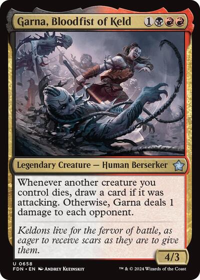 Garna, Bloodfist of Keld (Foundations) Near Mint