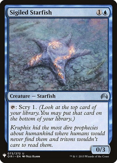 Sigiled Starfish (Mystery Booster) Near Mint