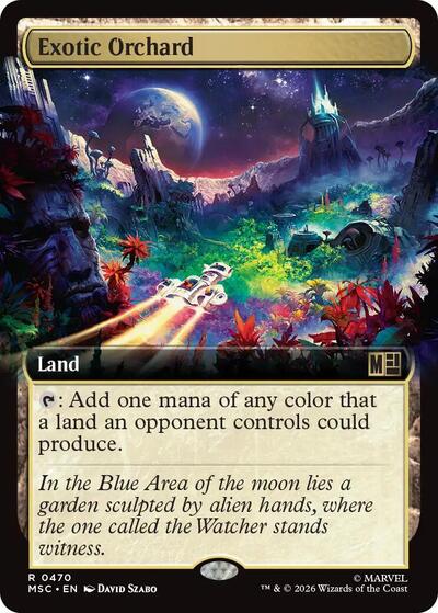 Exotic Orchard (Extended Art) (Commander: Marvel Super Heroes) Near Mint