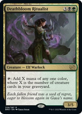 Deathbloom Ritualist (The Brothers' War) Near Mint