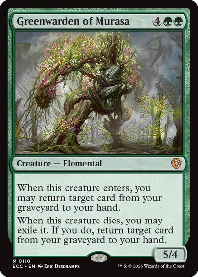 Greenwarden of Murasa (Commander: Lorwyn Eclipsed) Near Mint