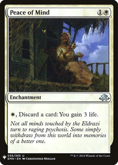 Peace of Mind (Mystery Booster) Near Mint