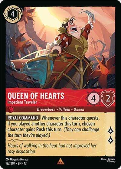 Queen of Hearts - Impatient Traveler (Wilds Unknown) Near Mint