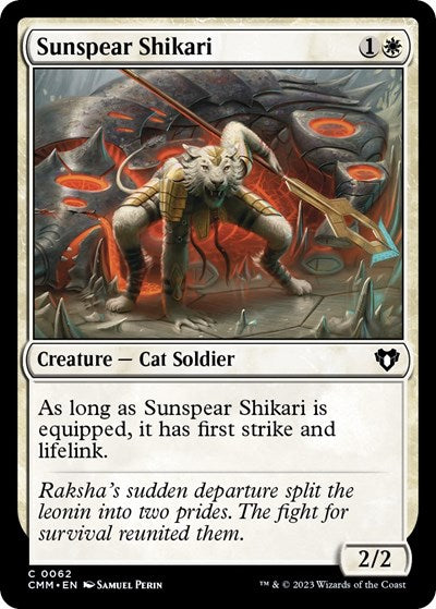 Sunspear Shikari (Commander Masters) Light Play Foil