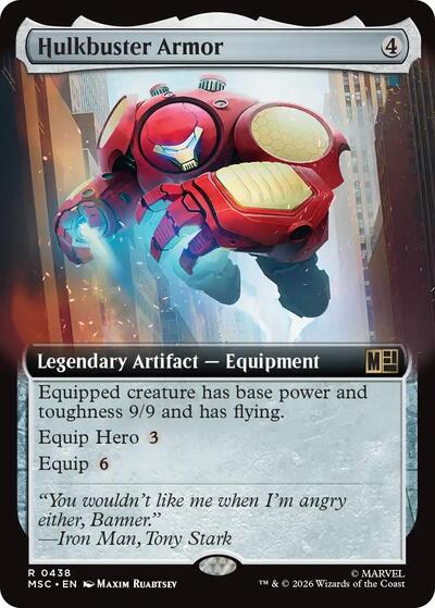 Hulkbuster Armor (Extended Art) (Commander: Marvel Super Heroes) Near Mint
