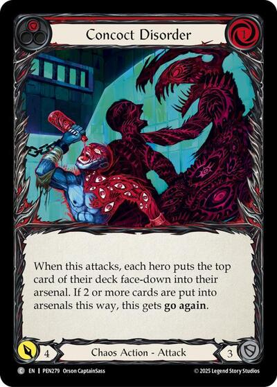 Concoct Disorder (Red) (Compendium of Rathe) Near Mint Foil