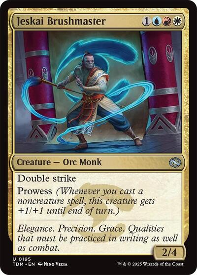 Jeskai Brushmaster (Tarkir: Dragonstorm) Near Mint