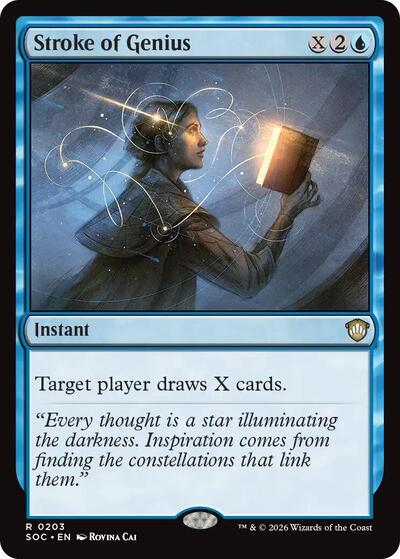 Stroke of Genius (Commander: Secrets of Strixhaven) Near Mint