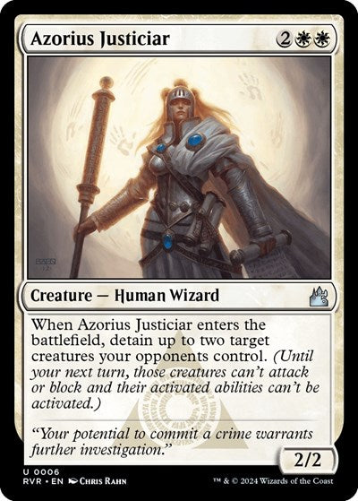 Azorius Justiciar (Ravnica Remastered) Near Mint Foil