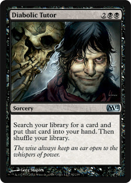 Diabolic Tutor (Magic 2012 Core Set) Near Mint