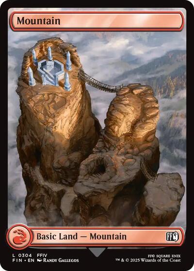 Mountain (0304) (Universes Beyond: FINAL FANTASY) Near Mint Foil